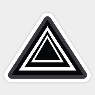 Trangle Pyramid Sticker